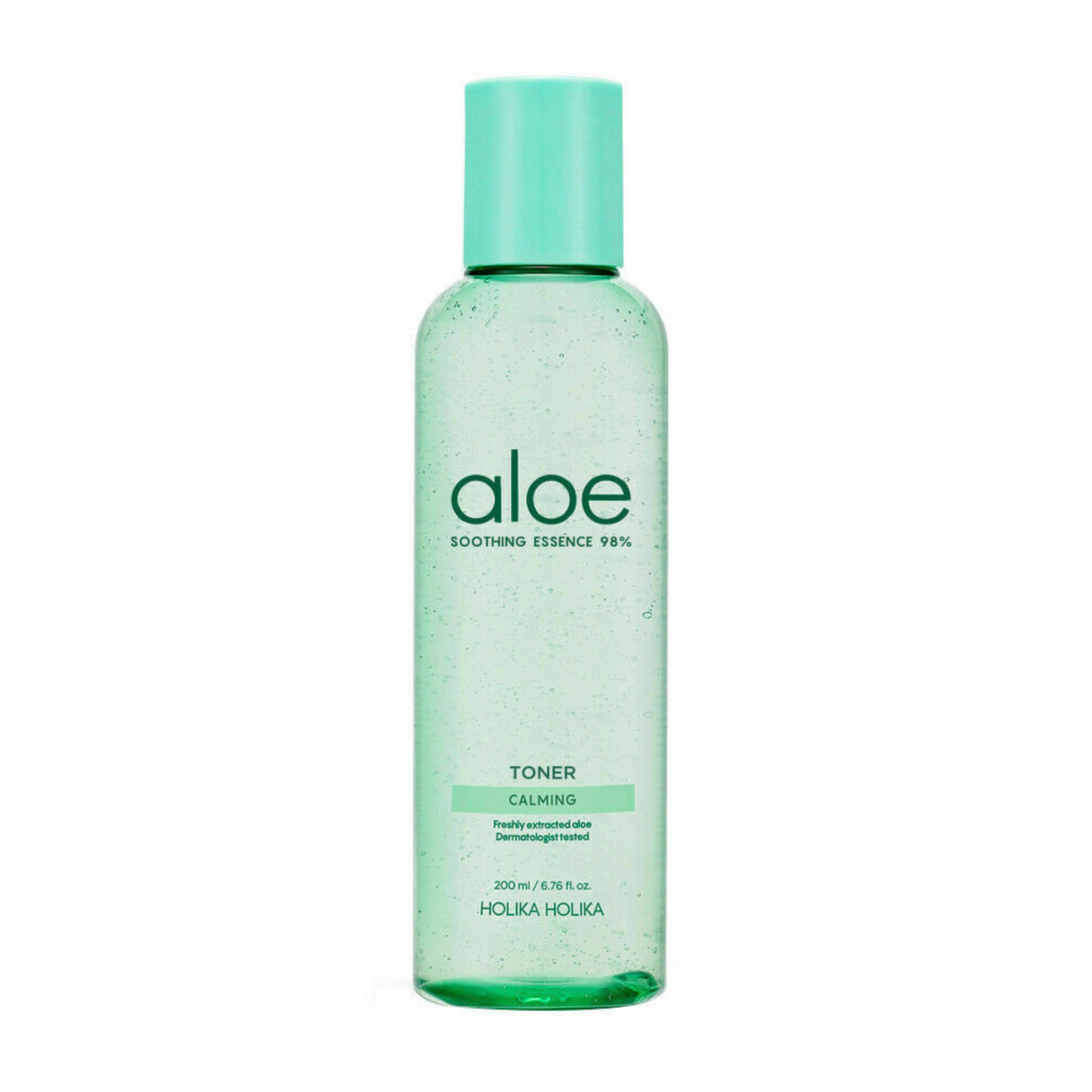 Holika Holika Aloe Soothing Essence 98% Toner 200ml Immediate skin moisturizing & calming with aloe extract.