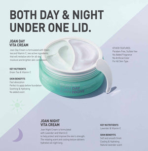 NEOGEN VITA DUO CREAM JOAN DAY & JOAN NIGHT (50g/50g). Premium day & night cream developed by NEOGEN LAB.