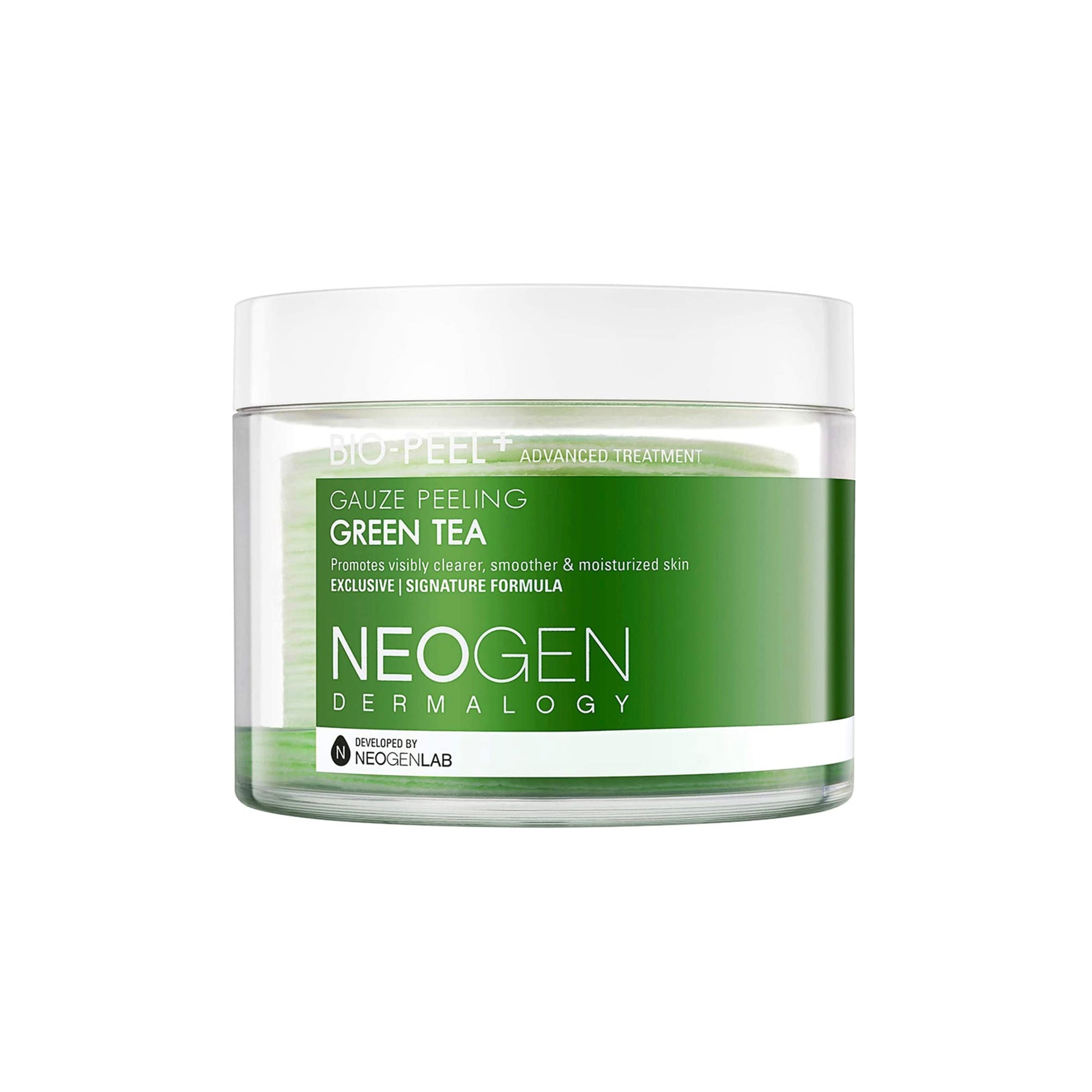 NEOGEN DERMALOGY BIO PEEL Gauze Peeling Green Tea (200ml/30pads) Premium exfoliating pads