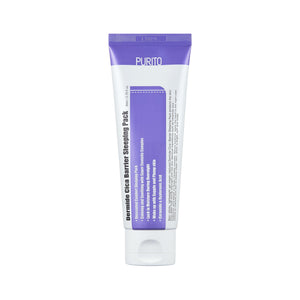 PURITO Dermide Cica Barrier Sleeping Pack 80ml. for the skin calming, rejuvenating & moisturzing.