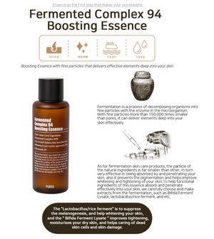 PURITO Fermented Complex 94 Boosting Essence 150ml for skin rejuvenating & deep moisturizing