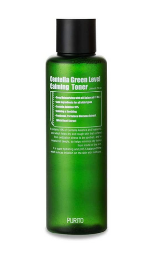 PURITO Centella Green Level Calming Toner 200ml for excellent skin calming & moisturizing