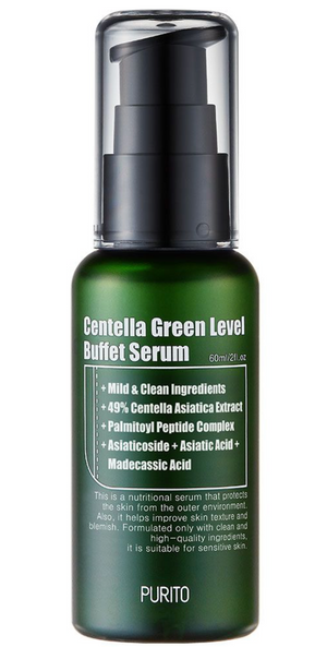 PURITO Centella Green Level Buffet Serum 60ml  for skin nourishing, rejuvenating & whitening