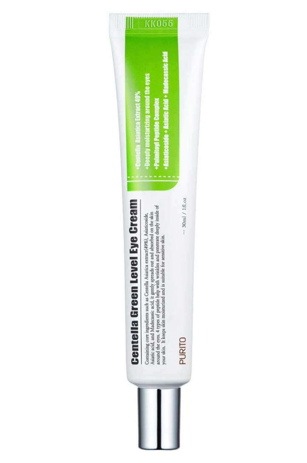 PURITO Centella Green Level Eye Cream 30ml for effective wrinkle care with rejuvenating.