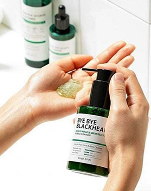 SOME BY MI BYE BYE BLACKHEAD 30 Days Miracle Green Tea Tox Blubble Cleanser 120g - Functional cosmetic cleanser