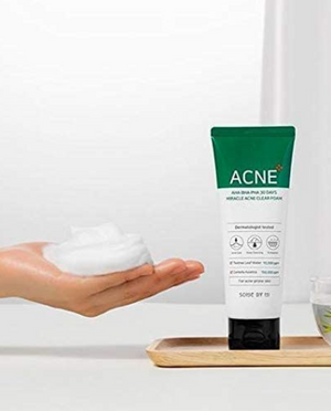 SOME BY MI AHA-BHA-PHA 30 Days Miracle Acne Clear Foam 100ml - Functional cosmetic cleanser